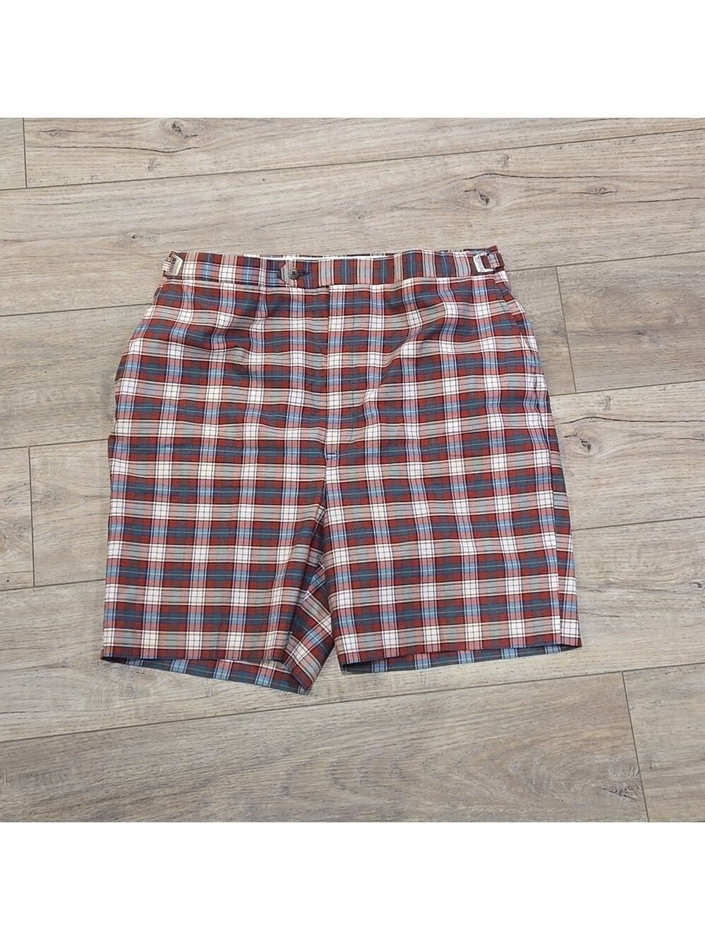 Vintage/Retro 80's Plaid Men's Golf/Bermuda Shorts